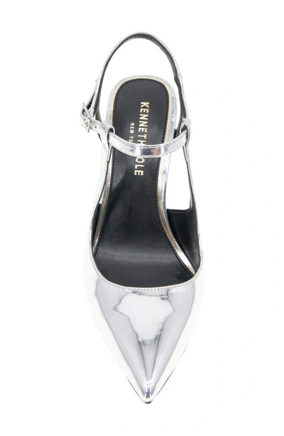 Kenneth Cole New York Romi Slingback Pump In Silver Metallic