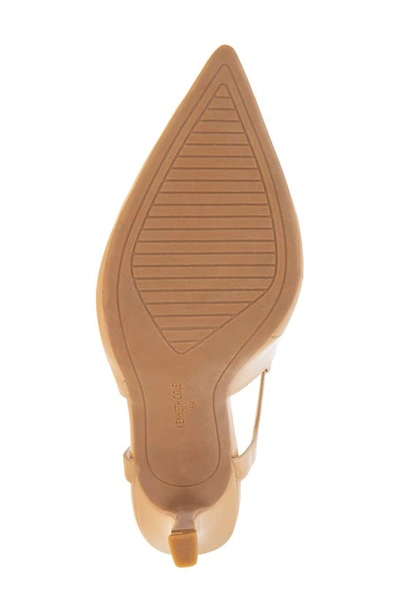 Kenneth Cole New York Romi Slingback Pump In Camel Patent