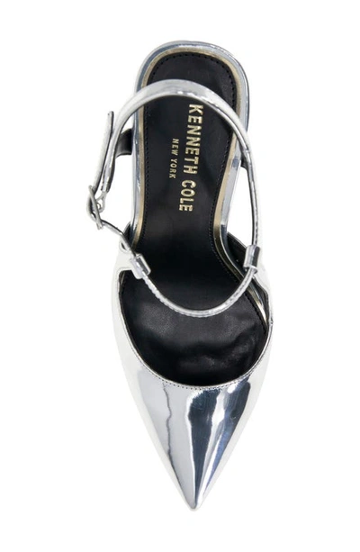 Kenneth Cole New York Romi Slingback Pump In Silver Metallic