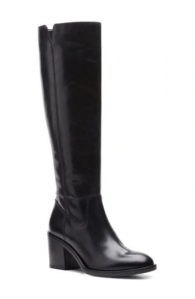 Clarks Valvestino Hi Knee High Boot In Black Leather | ModeSens