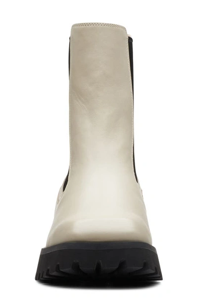Shop Clarks Stayso Rise Chelsea Boot In Ivory Leather