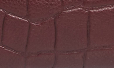 Shop Aimee Kestenberg Mini All For Love Convertible Leather Crossbody Bag In True Plum Croco