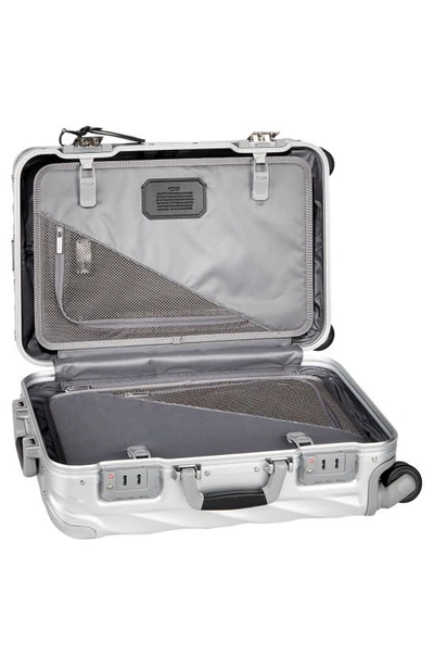Tumi 19 Degree Aluminum 22-inch International Spinner Carry-on Bag In Silver