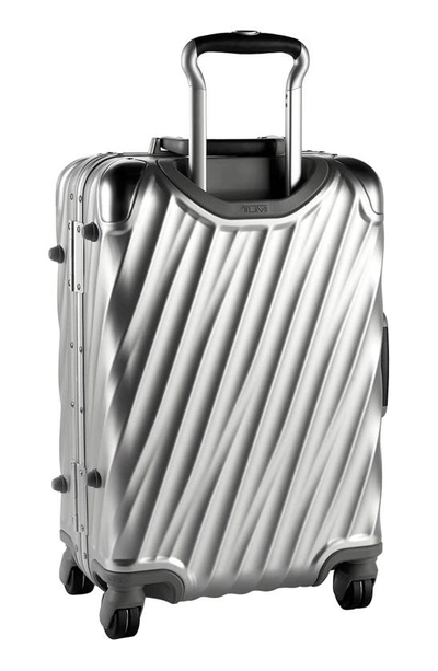 Tumi 19 Degree Aluminum 22-inch International Spinner Carry-on Bag In Silver