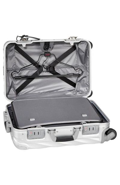 Tumi 19 Degree Aluminum 22-inch International Spinner Carry-on Bag In Silver