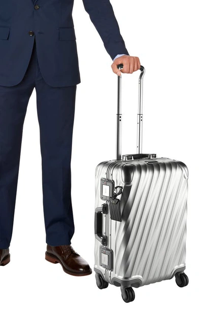 Shop Tumi 19 Degree Aluminum 22-inch International Spinner Carry-on Bag In Silver