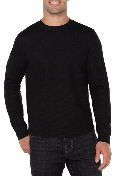 Shop Liverpool Los Angeles Crewneck Sweater In Black