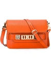 Proenza Schouler Ps11 Linosa Mini Textured-leather Shoulder Bag In Burnt-orange