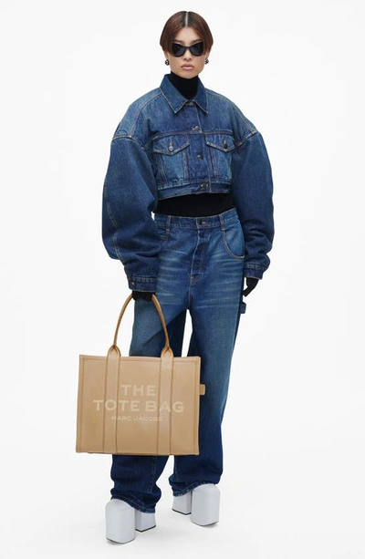 Marc Jacobs Women's Tote The Large Logo In Camel