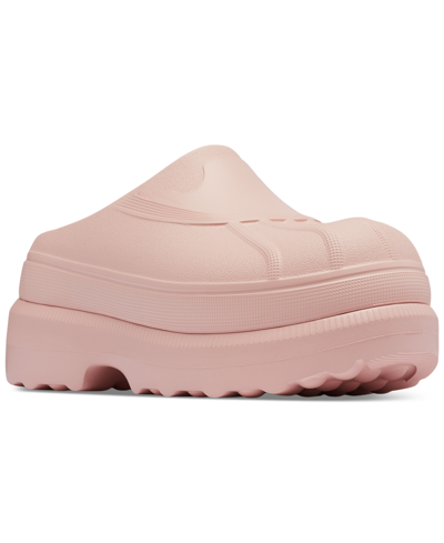 Shop Sorel Women's Caribou Slip-on Platform Clogs Women's Shoes In Vintage Pink/vintage Pink