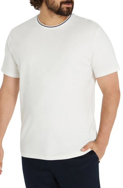 Shop Johnny Bigg Amon Smart T-shirt In Ivory