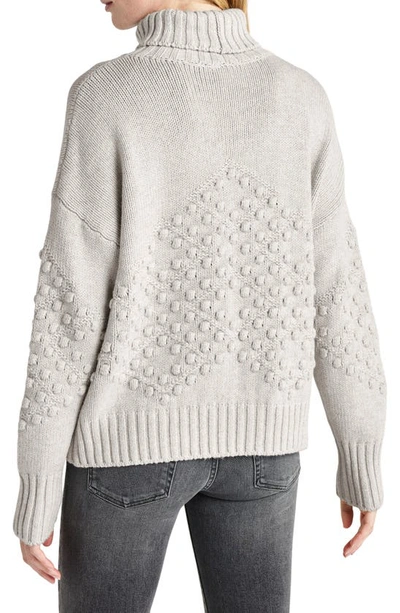 Splendid Elvira Turtleneck Sweater In Oat Heather