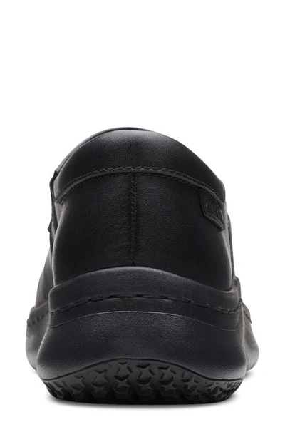 Shop Clarks Pro Gem Clog In Black Leather