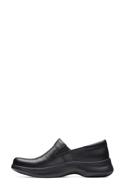 Clarks Pro Gem In Black Leather