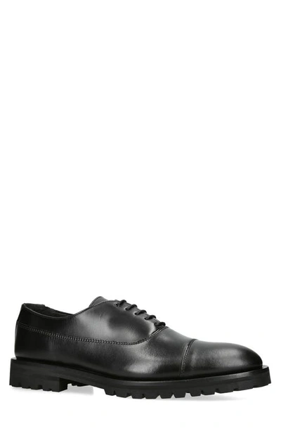 Kurt Geiger London Mens Black Hunter Oxford Lace-up Leather Shoes | ModeSens