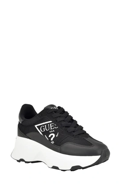 Shop Guess Calebb 3 Sneaker In Black Multi