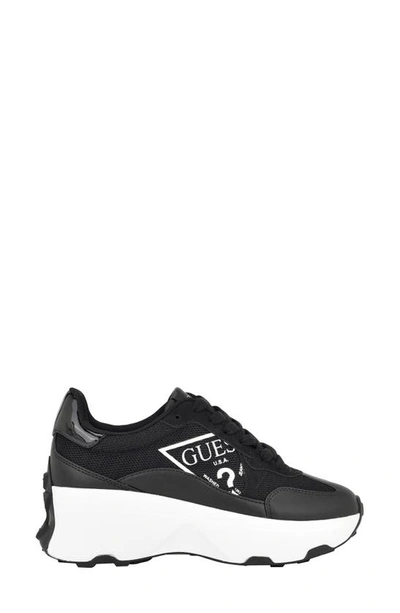 Shop Guess Calebb 3 Sneaker In Black Multi
