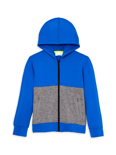 Shop Rockets Of Awesome Little Boy's & Boy's Active Colorblock Sweatsuit In Blue