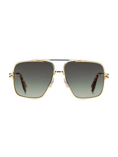 Shop Marc Jacobs Women's Mj 1091/n/s 59mm Square Sunglasses In Gold Green Multi