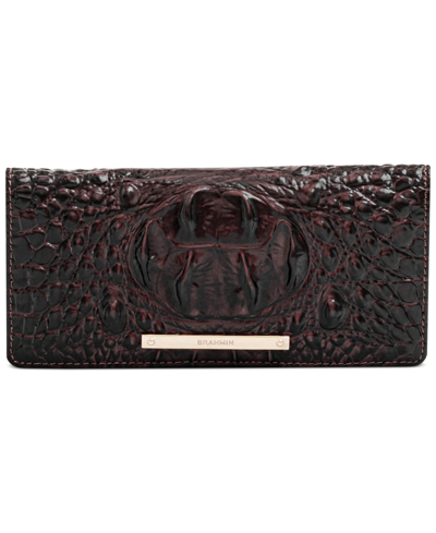 Shop Brahmin Ady Leather Wallet In Cocoa Ombre Melbourne