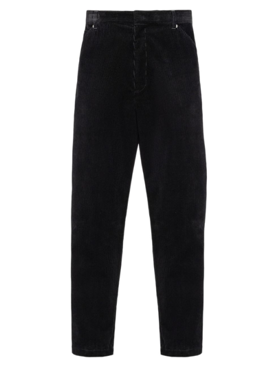Shop Prada Men's Pinwale Corduroy Pants In Black
