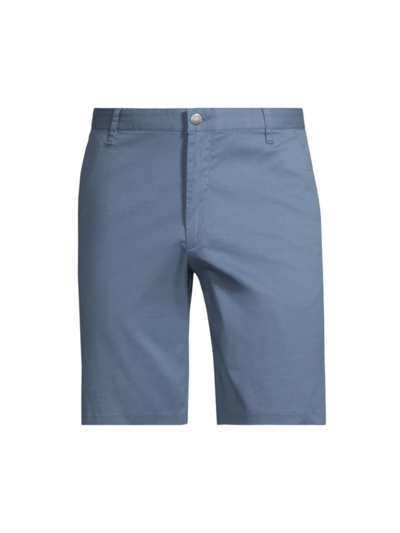 Shop Radmor Men's Vincent Flat Front Shorts In True Blue