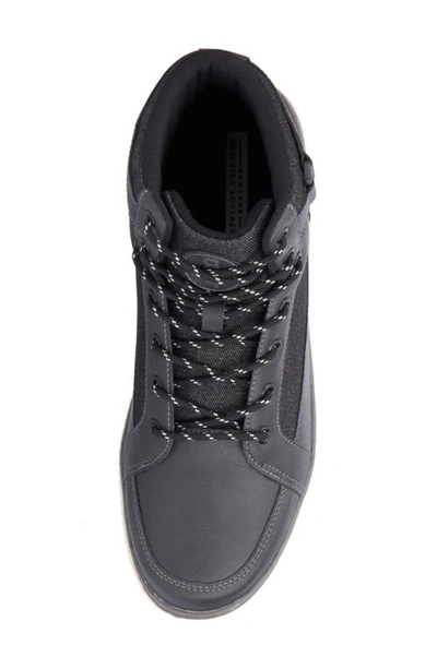 Shop Reserve Footwear Austin Denim Twill High Top Sneaker In Black