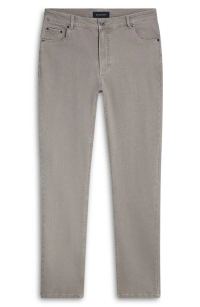 Shop Bugatchi Five-pocket Straight Leg Pants In Cement
