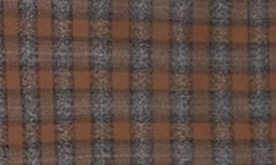 Bugatchi Karl Check Button-up Shirt In Chestnut
