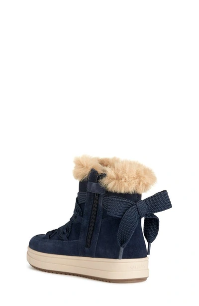 Geox Girls' Rebecca Wpf Ankle Boots - Toddler, Little Kid, Big Kid In Dark Navy