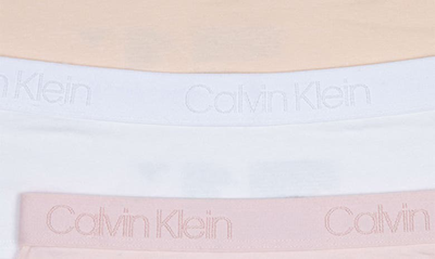 Shop Calvin Klein Kids' Assorted 3-pack Hipster Briefs In Crystal Pink/ White/ Beige