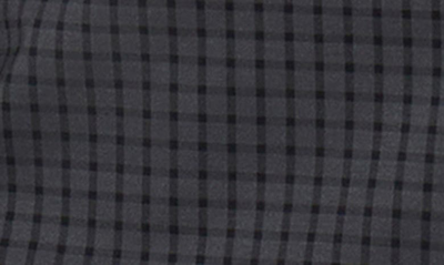 Bugatchi James Ooohcotton® Check Print Button-up Shirt In Anthracite