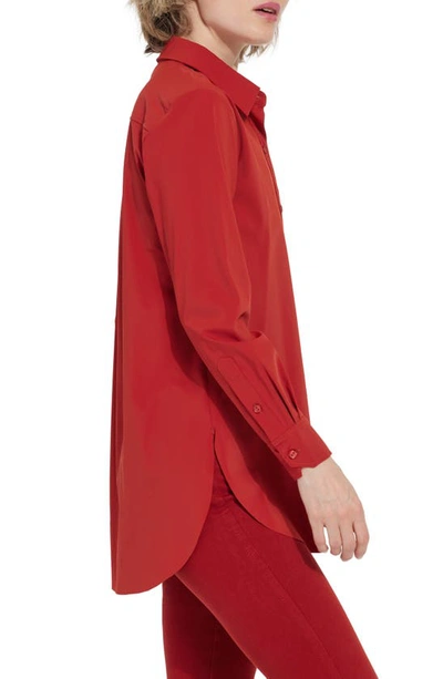 Shop Lyssé Schiffer Shirt In Matte Red