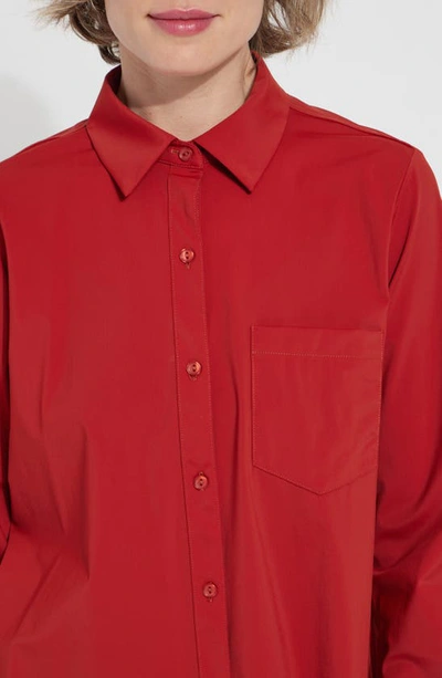 Shop Lyssé Schiffer Shirt In Matte Red