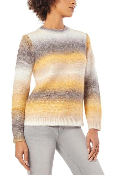Shop Jones New York Stripe Sweater In Jonagold Combo