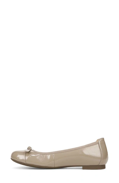 Shop Vionic Amorie Cap Toe Ballet Flat In Taupe