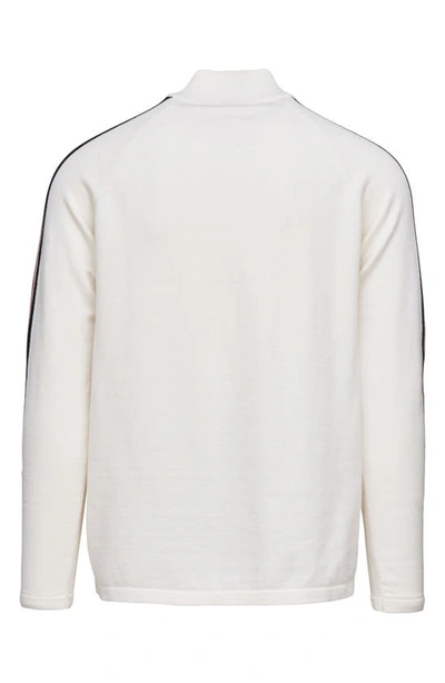 Swims Andorra Quarter Zip Sweater In White