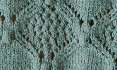 Shop Lucky Brand Open Stitch Sweater In Laurel Wreath