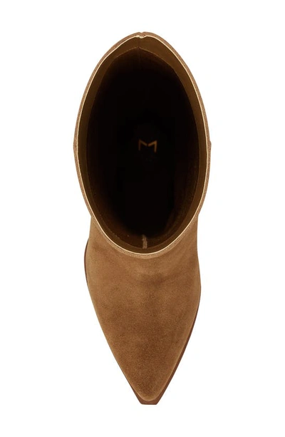 Shop Marc Fisher Ltd Challi Pointed Toe Knee High Boot In Dark Brown 200