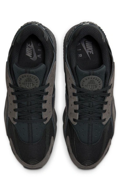 Shop Nike Air Huarache Sneaker In Black/ Medium Ash/ Anthracite