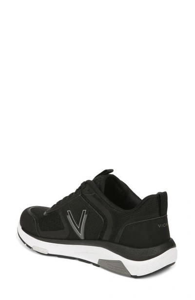 Shop Vionic Strider Tech Walking Shoe In Black/ Charcoal