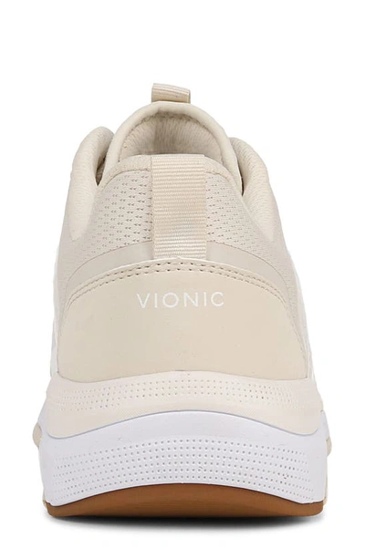 Shop Vionic Strider Tech Walking Shoe In White/ Cream