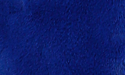 Shop Apparis Mona Belted Faux Fur Coat In Varsity Blue