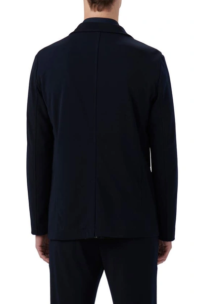 Shop Bugatchi Knit Blazer In Navy