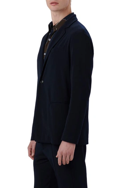 Shop Bugatchi Knit Blazer In Navy