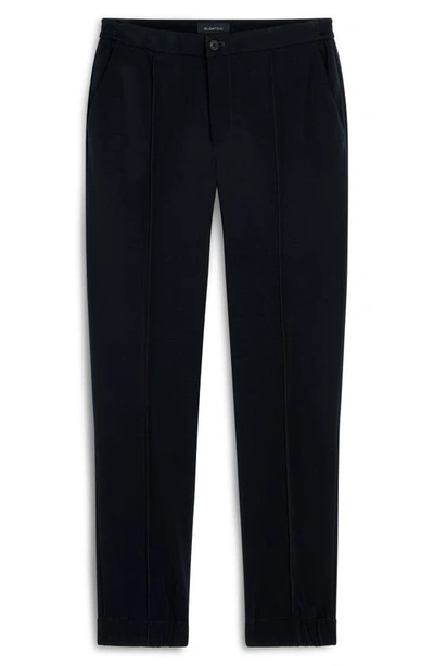 Shop Bugatchi Double Knit Chinos In Navy