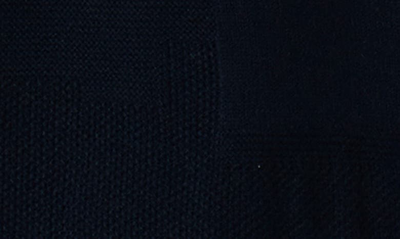 Shop Bugatchi Merino Wool Blend Crewneck Sweater In Navy