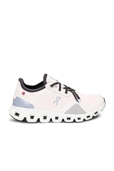 On Cloud X 3 Ad Sneaker In Shell & Heather