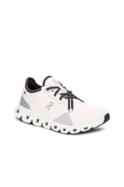 On Cloud X 3 Ad Sneaker In Shell & Heather