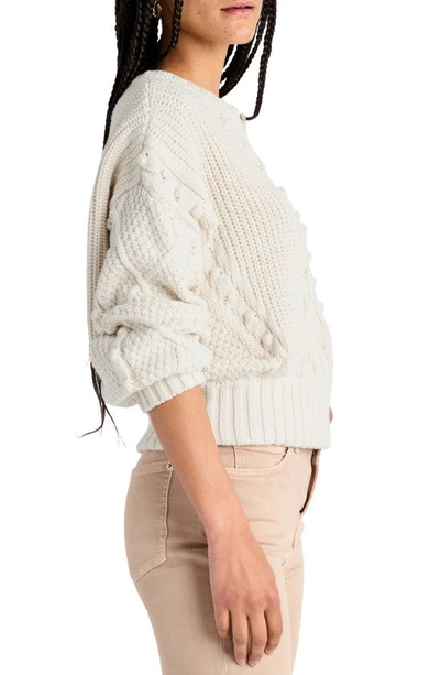 Splendid Katie Zip-up Cardigan In Oat Heather